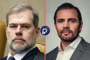 Ministro Dias Toffoli e o dono do banco Master, Daniel Vorcaro.