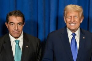 Paolo Zampolli e Donald Trump. 