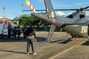 PRF resgata beb&ecirc; que sofreu traumatismo craniano.