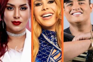 Priscila Senna, Joelma e Tarc&iacute;sio do Acordeon.