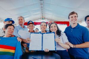 Raquel Lyra em Dormentes. 
