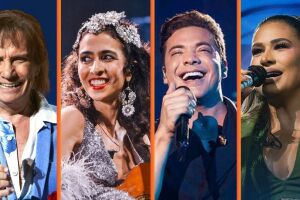 Roberto Carlos, Marisa Monte, Wesley Safad&atilde;o, Simone Mendes.