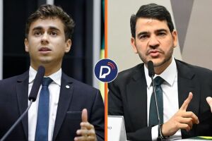 Nikolas Ferreira e Jorge Messias 