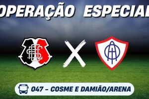 Santa Cruz x Dami&atilde;o opera&ccedil;&atilde;o especial &ocirc;nibus.