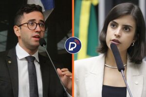 Thiago Medina e Tabata Amaral