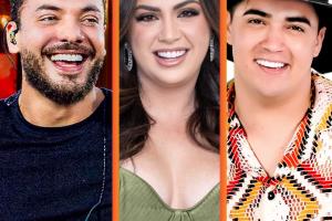 Wesley Safad&atilde;o, Raphaela Santos e Natanzinho Lima.