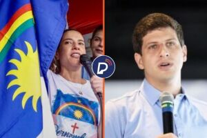 Jo&atilde;o Campos e Raquel Lyra