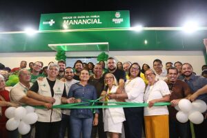 Prefeita Elcione Ramos entega posto de sa&uacute;de da cidade