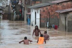 Alagamento no Recife.