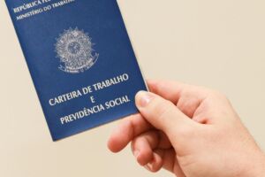 Carteira de trabalho.