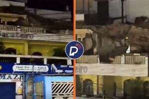 Im&oacute;vel atingido fica em um ponto conhecido popularmente como "O Batateiro". 