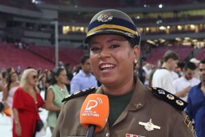 Tenente-coronel Rebeka, da PMPE. 