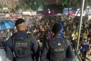 Pol&iacute;cia Militar do Rio em a&ccedil;&atilde;o no show de Shakira