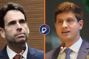 Vereador Eduardo Moura e o ex-prefeito do Recife, Jo&atilde;o Campos