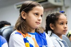 Sophia Aurora Vieira de Amorim, estudante da rede municipal de Camaragibe.