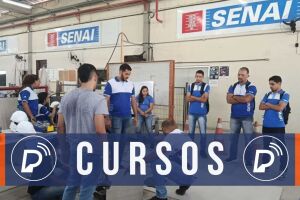 Cursos no SENAI. 