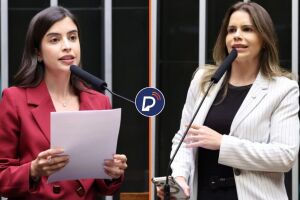 Deputadas federais T&aacute;bata Amaral e Clarissa T&eacute;rcio.