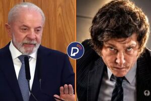 Lula, presidente do Brasil e Milei, Presidente da Argentina