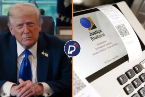 Donald Trump, presidente dos EUA e Urna Eletr&ocirc;nica 