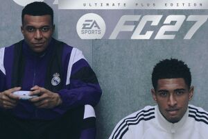 EA FC27 chega ao mercado com tr&ecirc;s edi&ccedil;&otilde;es.