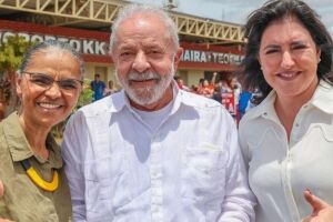 Marina Silva, Lula e Simone Tebet