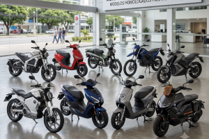 Motos el&eacute;tricas vendidas no Brasil.