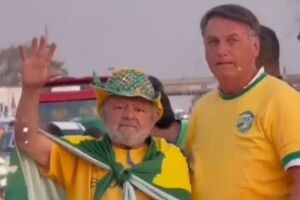 Lula do Bem e Bolsonaro.
