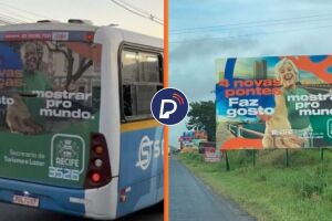 Gest&atilde;o do PSB no Recife adesiva mais 30 &ocirc;nibus em Gravat&aacute;