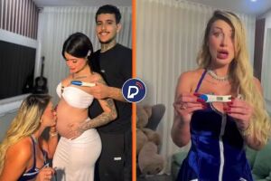 Andressa Urach anuncia que ser&aacute; av&oacute; pela primeira vez: "Nosso maior tesouro"