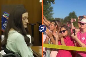Mulheres se re&uacute;nem para apoiar m&atilde;e acusada de matar os tr&ecirc;s filhos