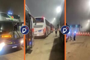 &Ocirc;nibus que seguia para evento gospel &eacute; apedrejado ap&oacute;s ser confundido com ve&iacute;culo que levava torcedores do Flamengo