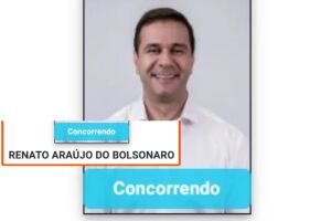 O candidato Renato Ara&uacute;jo do Bolsonaro.