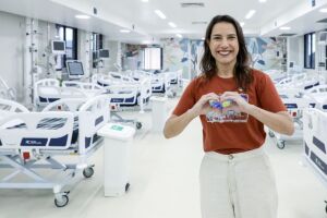 Governadora Raquel Lyra visita hospital.