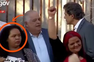 Haddad havia dividido o palco com uma mulher que, segundo ele, estaria ligada ao tr&aacute;fico na Favela do Moinho.