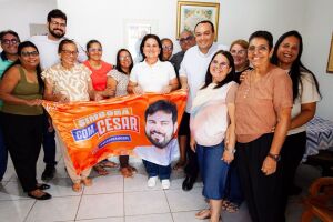O momento de confraterniza&ccedil;&atilde;o foi realizado na Casa Paroquial, localizada em Cruz de Rebou&ccedil;as. 