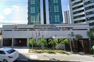 Sede da Procuradoria Regional do Trabalho - 6&ordf; Regi&atilde;o, no Recife.