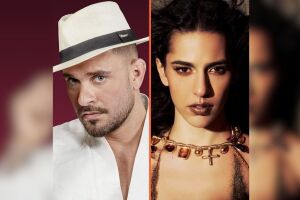 Diogo Nogueira e Marina Sena.
