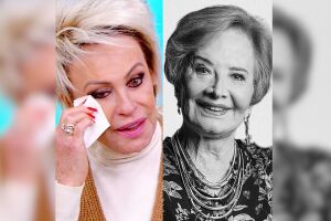 Ana Maria Braga e artistas se despedem de Gl&oacute;ria Menezes.
