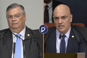 Ministros do STF, Fl&aacute;vio Dino e Alexandre de Moraes