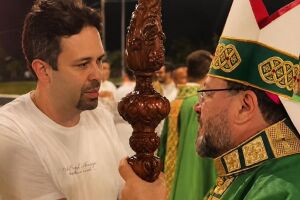 Felipe Alecrim, lideran&ccedil;a cat&oacute;lica pernambucana, participa de celebra&ccedil;&atilde;o no Dia da Fam&iacute;lia, em Jaboat&atilde;o dos Guararapes