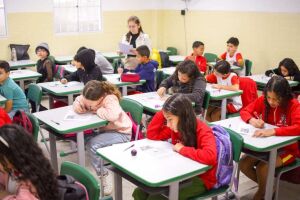 Sala de aula em Garanhuns.