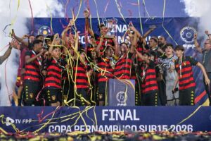 Sport foi campe&atilde;o da Copa Pernambuco sub-15.