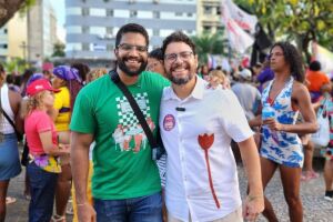 Ivam Moraes e Jones Manoel em Campanha (PSOL) 