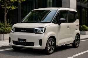 BYD Racco, o modelo tem dimens&otilde;es menores que as do Dolphin Mini