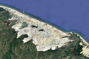 Len&ccedil;&oacute;is Maranhenses vistos do espa&ccedil;o em imagem registrada pelo sat&eacute;lite Landsat 9