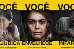 Alertas em embalagens de cigarros. 