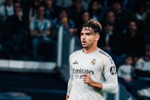 Asencio, zagueiro do Real Madrid, ainda n&atilde;o estreou na temporada.