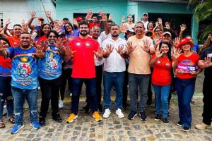 C&eacute;sar Ramos em comunidade na zona rural de Igarassu.