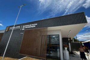 Delegacia entregue em Exu, no Sert&atilde;o do Araripe.