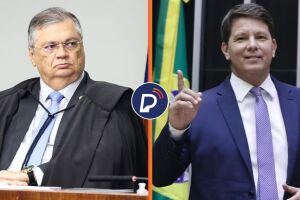 O ministro Fl&aacute;vio Dino, do Supremo Tribunal Federal (STF) e o deputado federal Mario Frias (PL-SP).